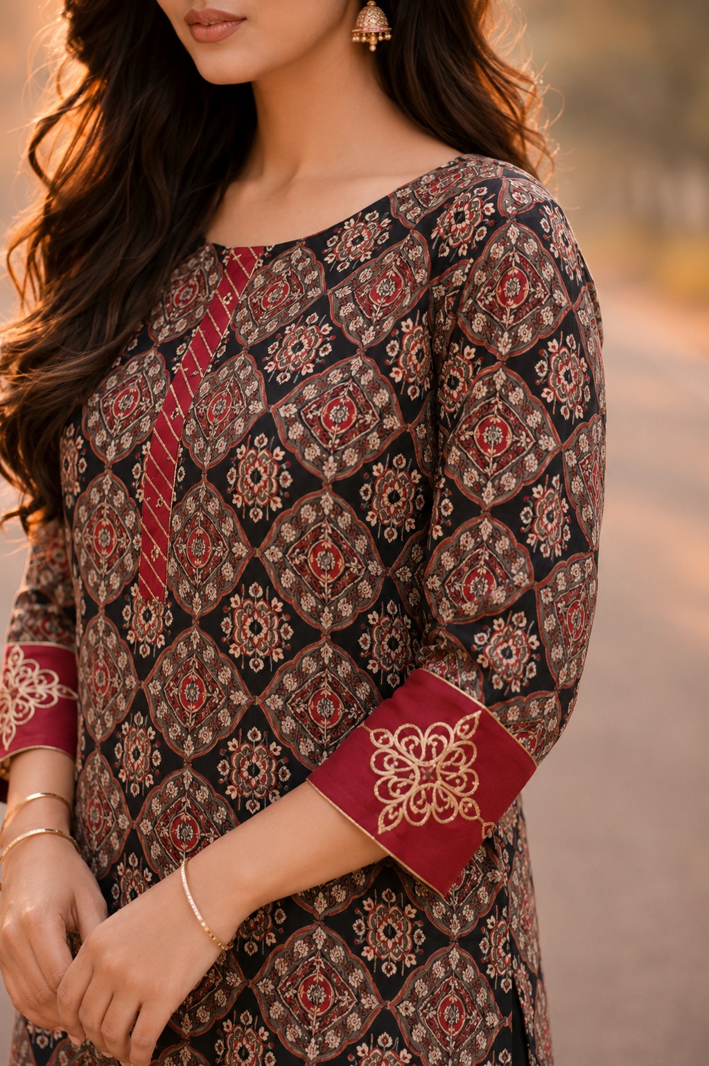 Ruhani Patola Kurta
