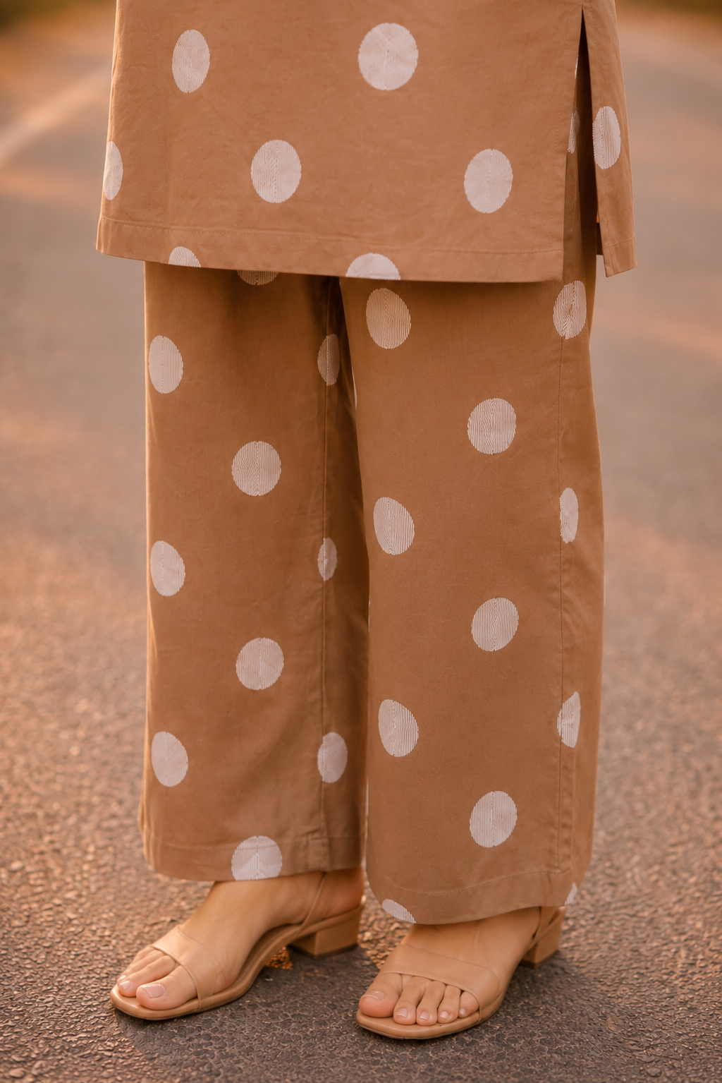 Polka Dot Cotton Co-Ord Set