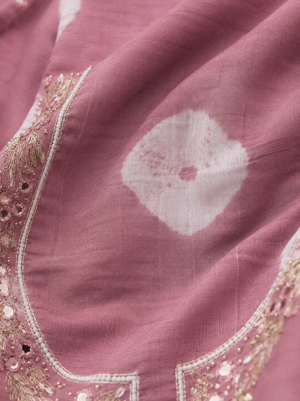 Neelambri Bandhej Unstitched Suit