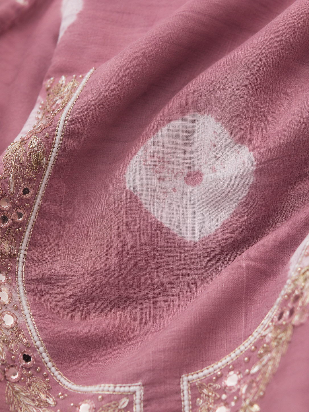Neelambri Bandhej Unstitched Suit