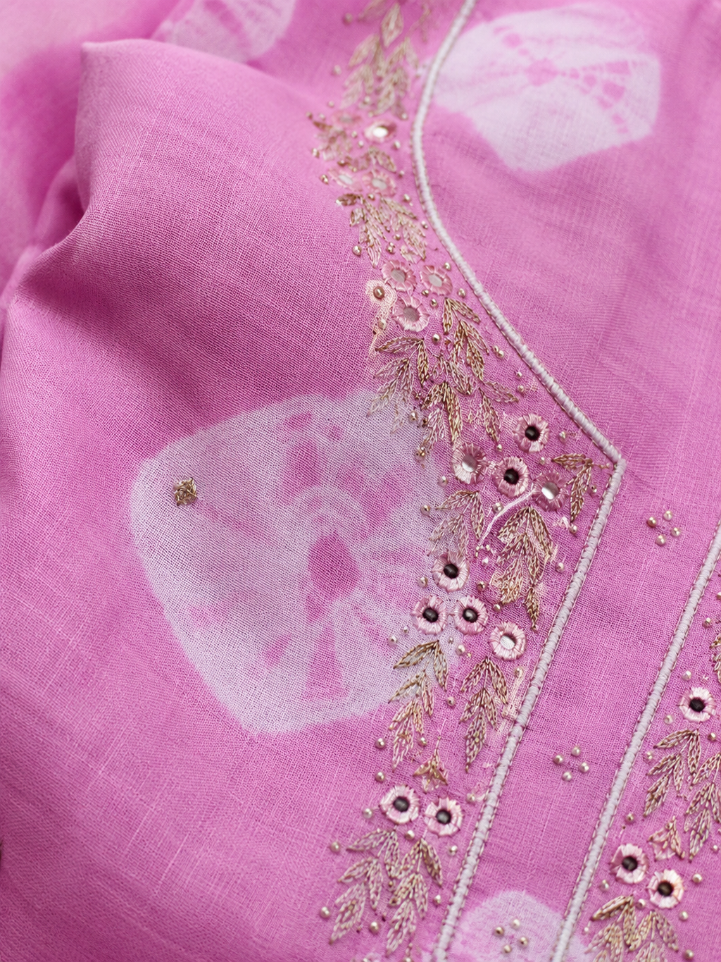 Neelambri Bandhej Unstitched Suit