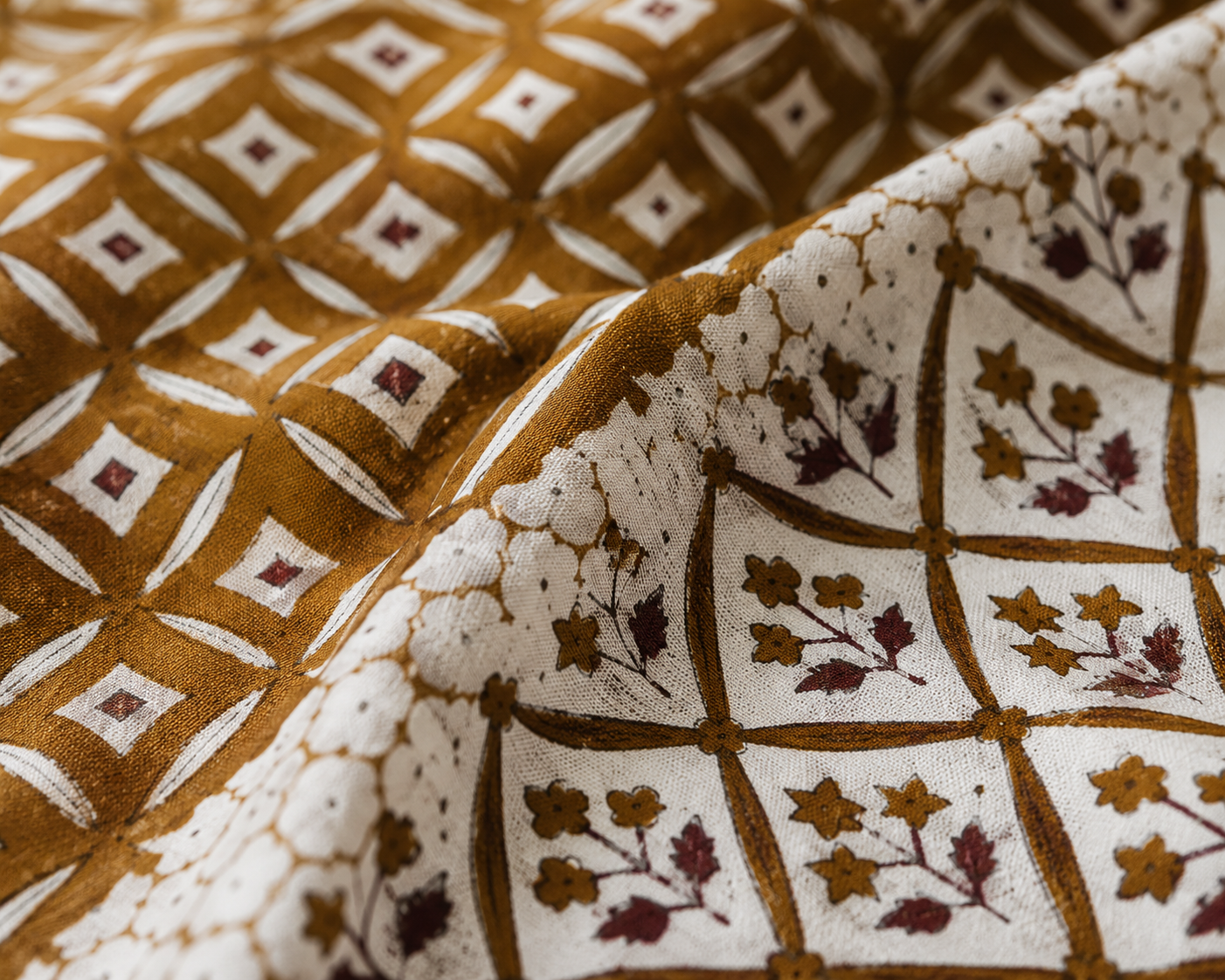 Jaipuri Cotton King size Bedsheet (90x108 inch)