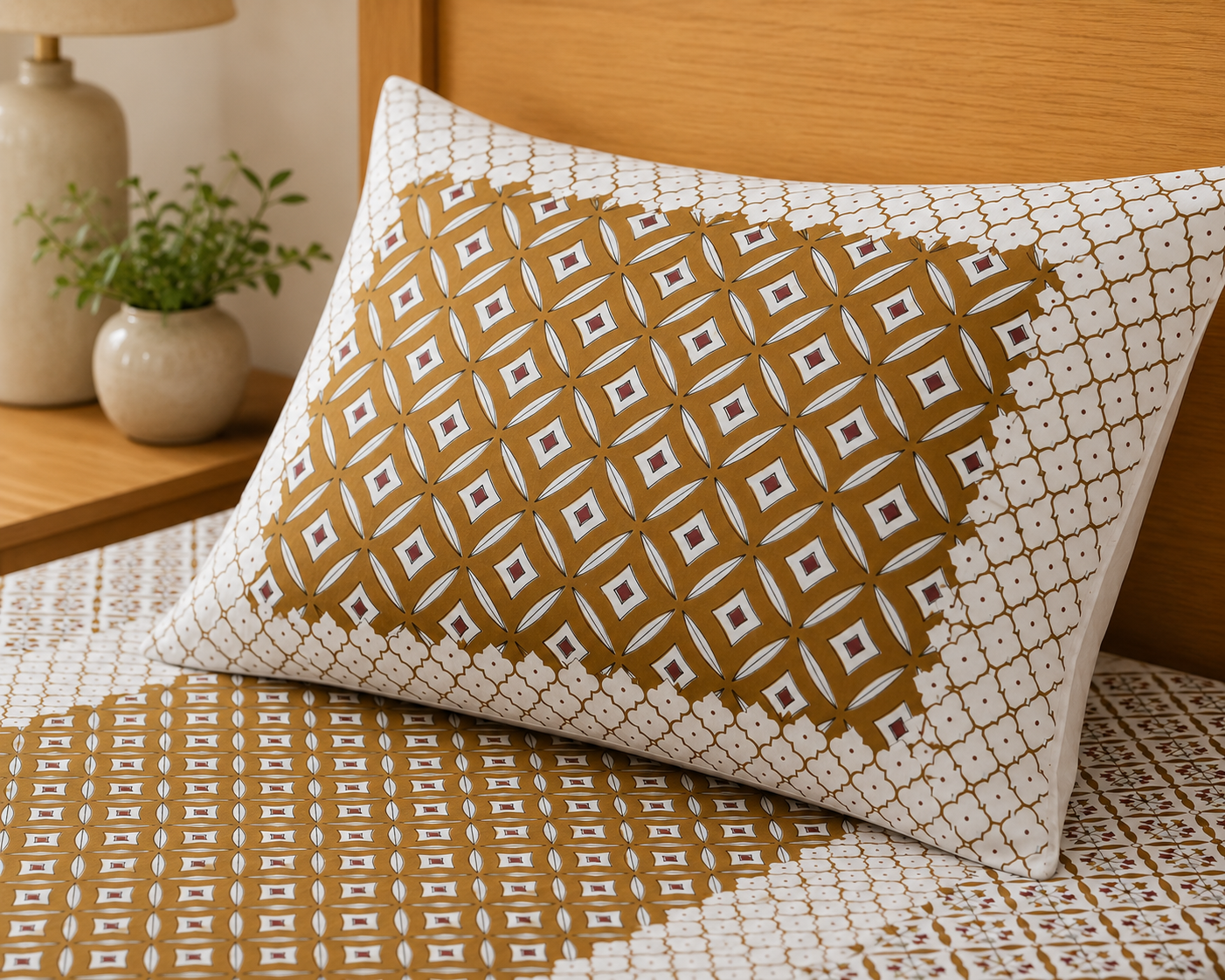 Jaipuri Cotton King size Bedsheet (90x108 inch)