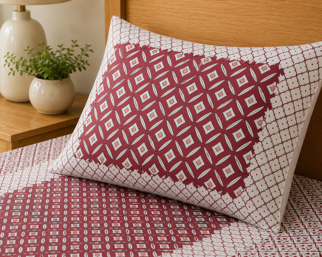 Jaipuri Cotton King size Bedsheet (90x108 inch)