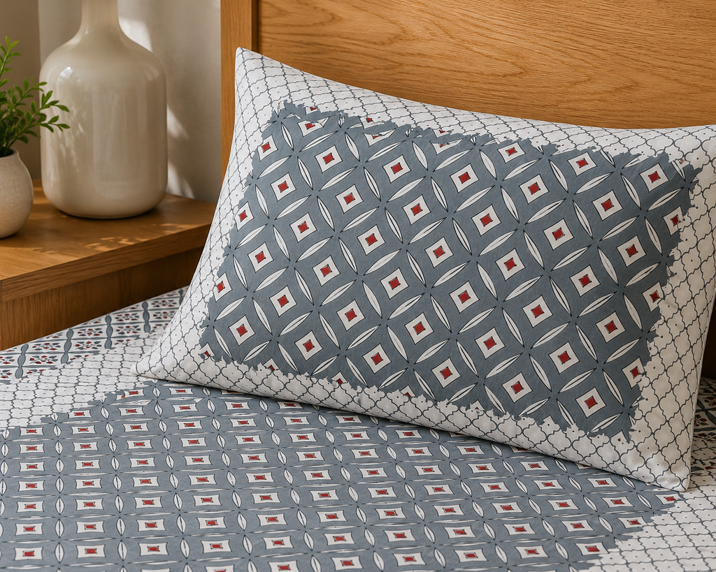 Jaipuri Cotton King size Bedsheet (90x108 inch)