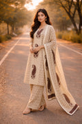 Paisley Print Cotton Suit Set