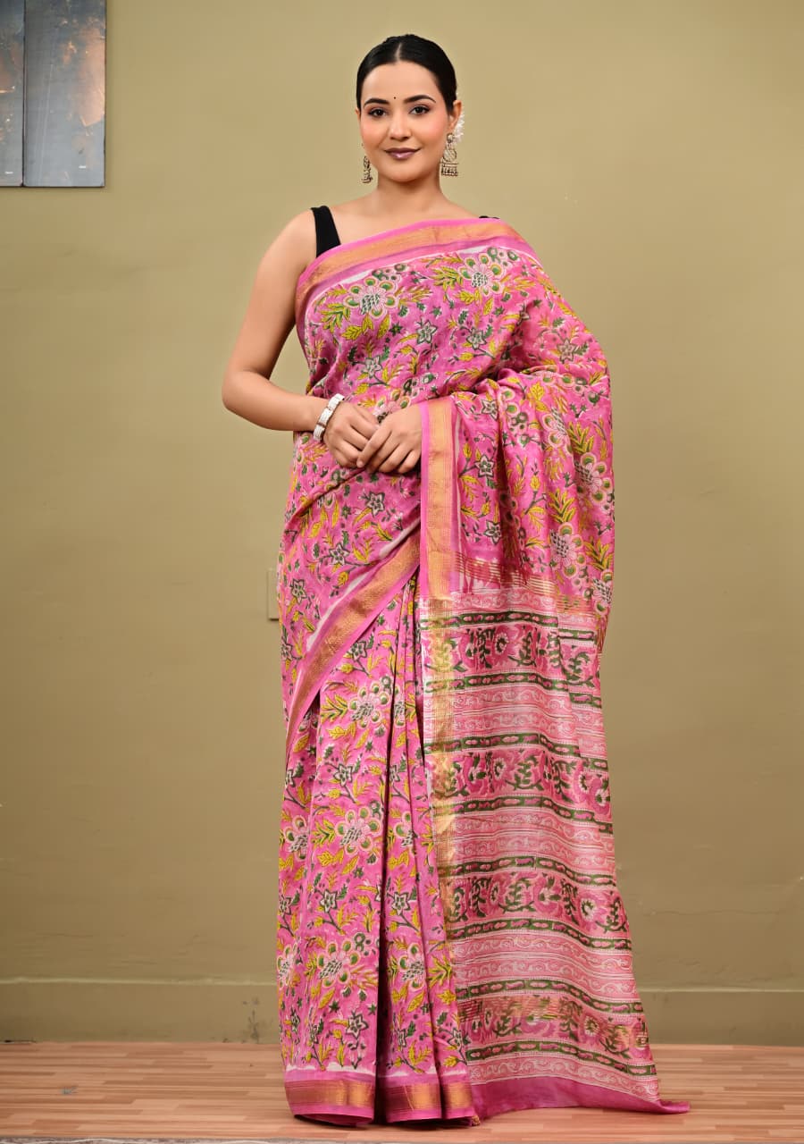 Maheshwari Silk Saree