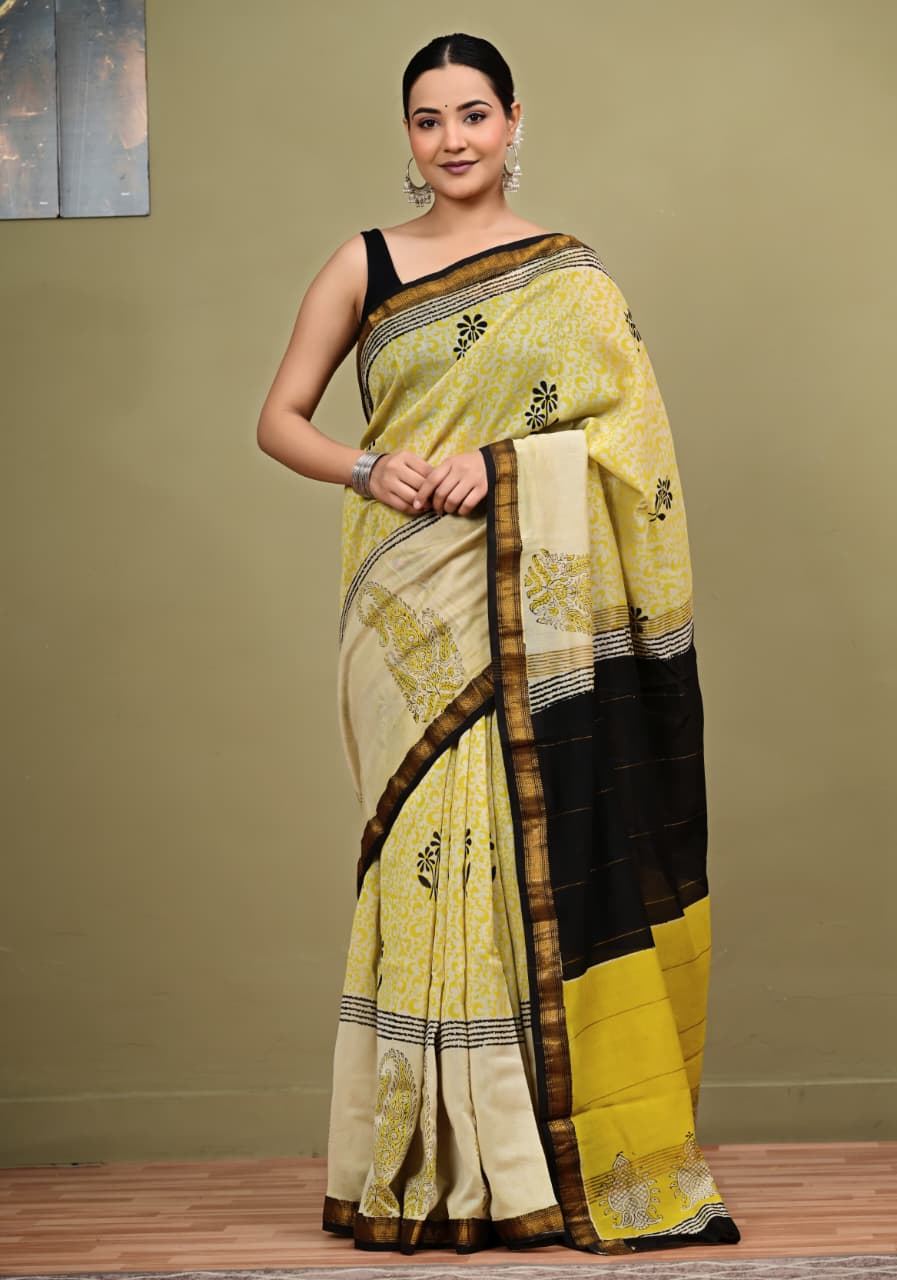 Maheshwari Silk Saree