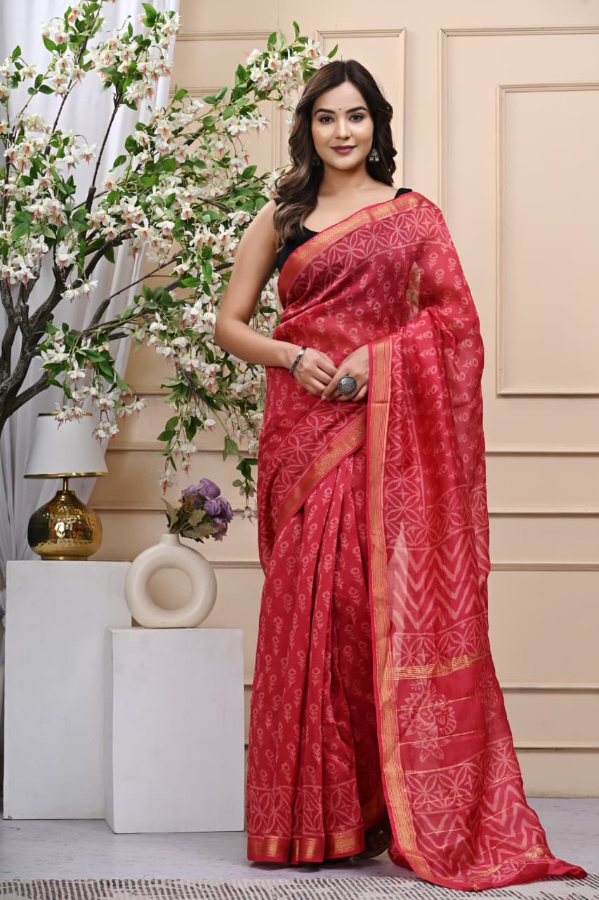 Maheshwari Silk Saree